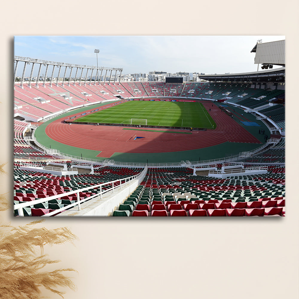 Prince Moulay Abdellah, Stadium Canvas, Sport Art, Gift for him, Man Cave Decor, Art Print, Canvas Print Wall Art