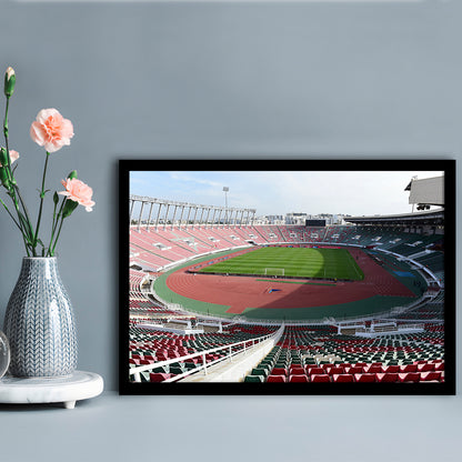 Prince Moulay Abdellah, Stadium Canvas, Sport Art, Gift for him, Framed Art Print Wall Decor, Picture Framed