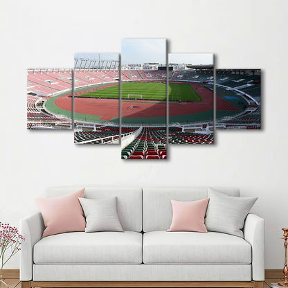 Prince Moulay Abdellah, Stadium Canvas, Sport Art, Gift for him, 5 Panel, Large Canvas, Canvas Print Wall Art