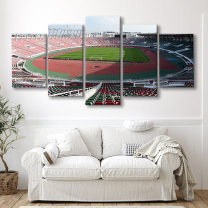 Prince Moulay Abdellah, Stadium Canvas, Sport Art, Gift for him, 5 Panel, Large Canvas, Canvas Print Wall Art