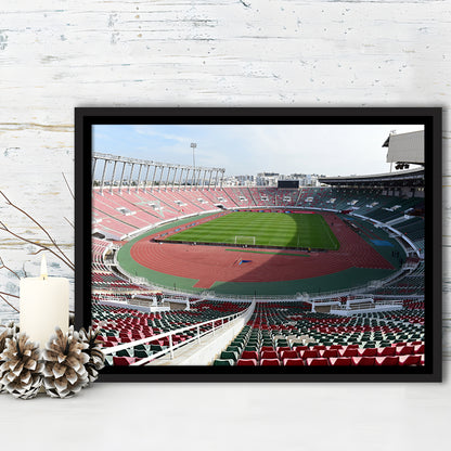 Prince Moulay Abdellah, Stadium Canvas, Sport Art, Framed Canvas Print Wall Art, Floating Frame