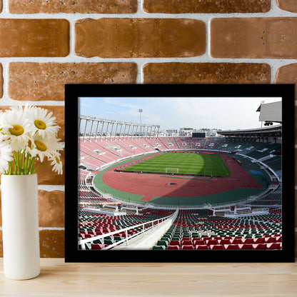 Prince Moulay Abdellah, Stadium Canvas, Sport Art, Gift for him, Framed Art Print Wall Decor, Picture Framed