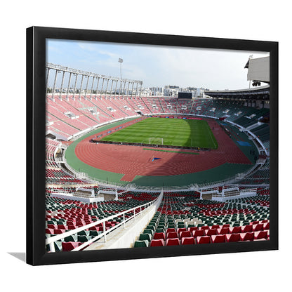 Prince Moulay Abdellah, Stadium Canvas, Sport Art, Gift for him, Framed Art Print Wall Decor, Picture Framed