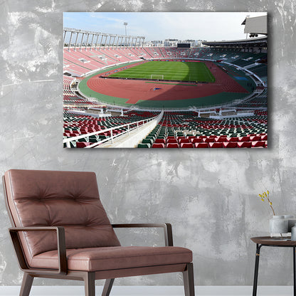 Prince Moulay Abdellah, Stadium Canvas, Sport Art, Gift for him, Man Cave Decor, Art Print, Canvas Print Wall Art