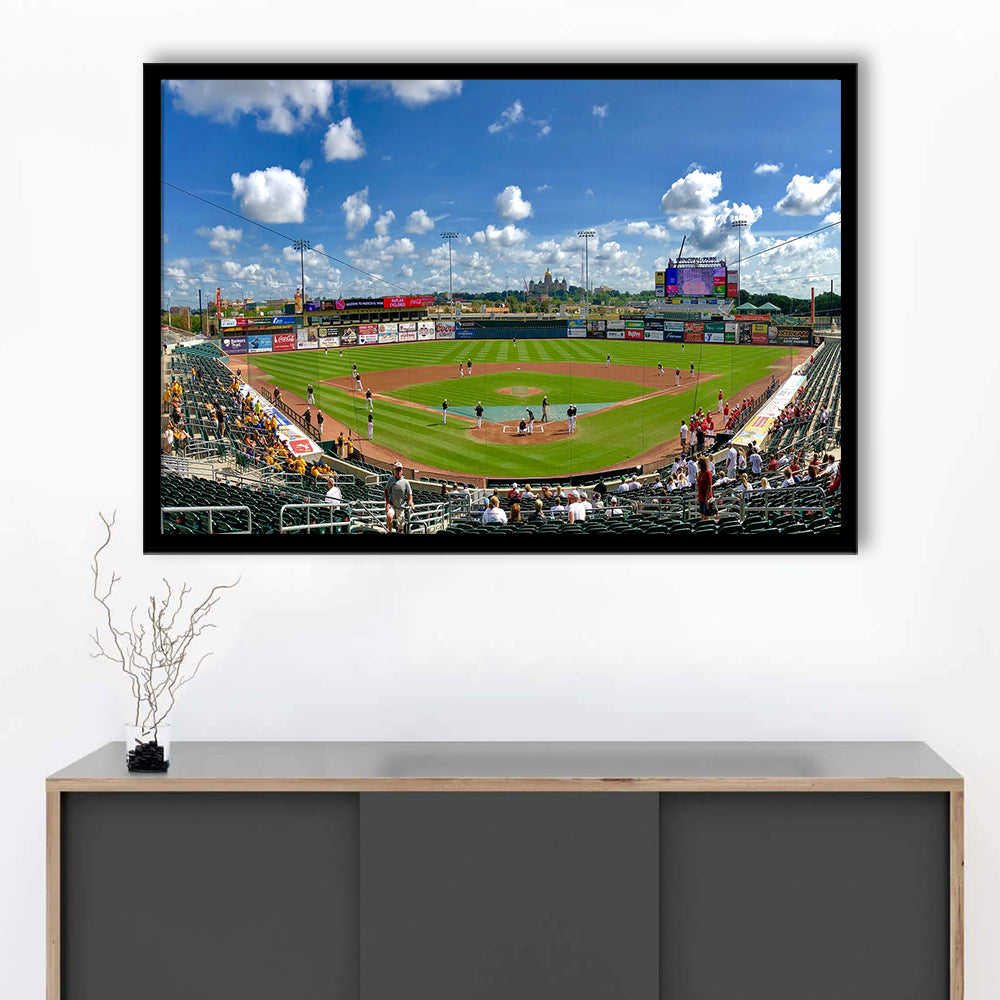 Principal Park, Stadium Canvas, Sport Art, Gift for him, Framed Art Print Wall Decor, Picture Framed