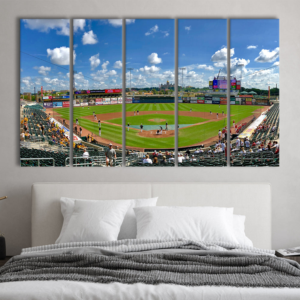 Principal Park, Stadium Canvas, Sport Art, 5 Panel B, Extra Large Canvas, Canvas Print Wall Art
