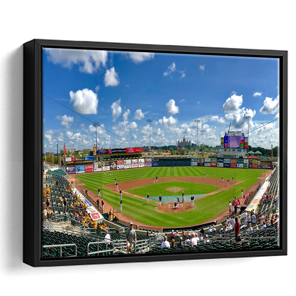 Principal Park, Stadium Canvas, Sport Art, Framed Canvas Print Wall Art, Floating Frame