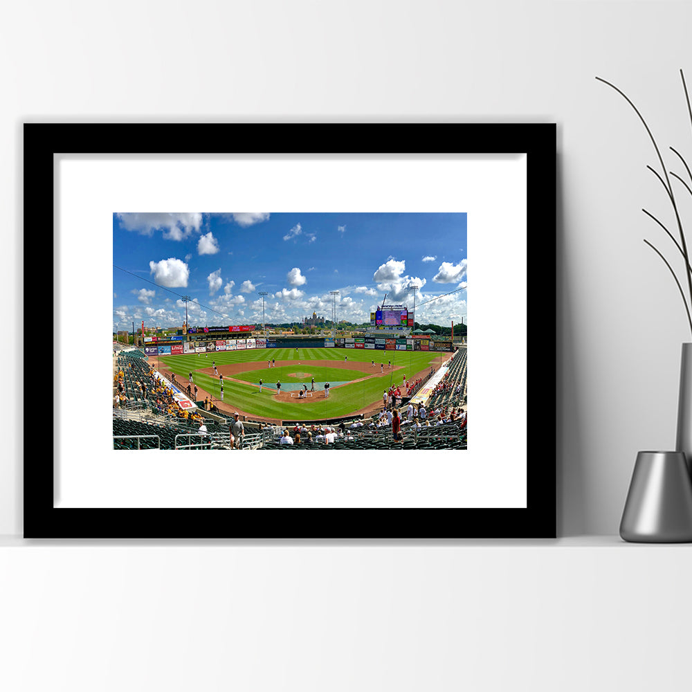 Principal Park, Stadium Canvas, Sport Art, Gift for him, White Border Framed Art Print Wall Decor