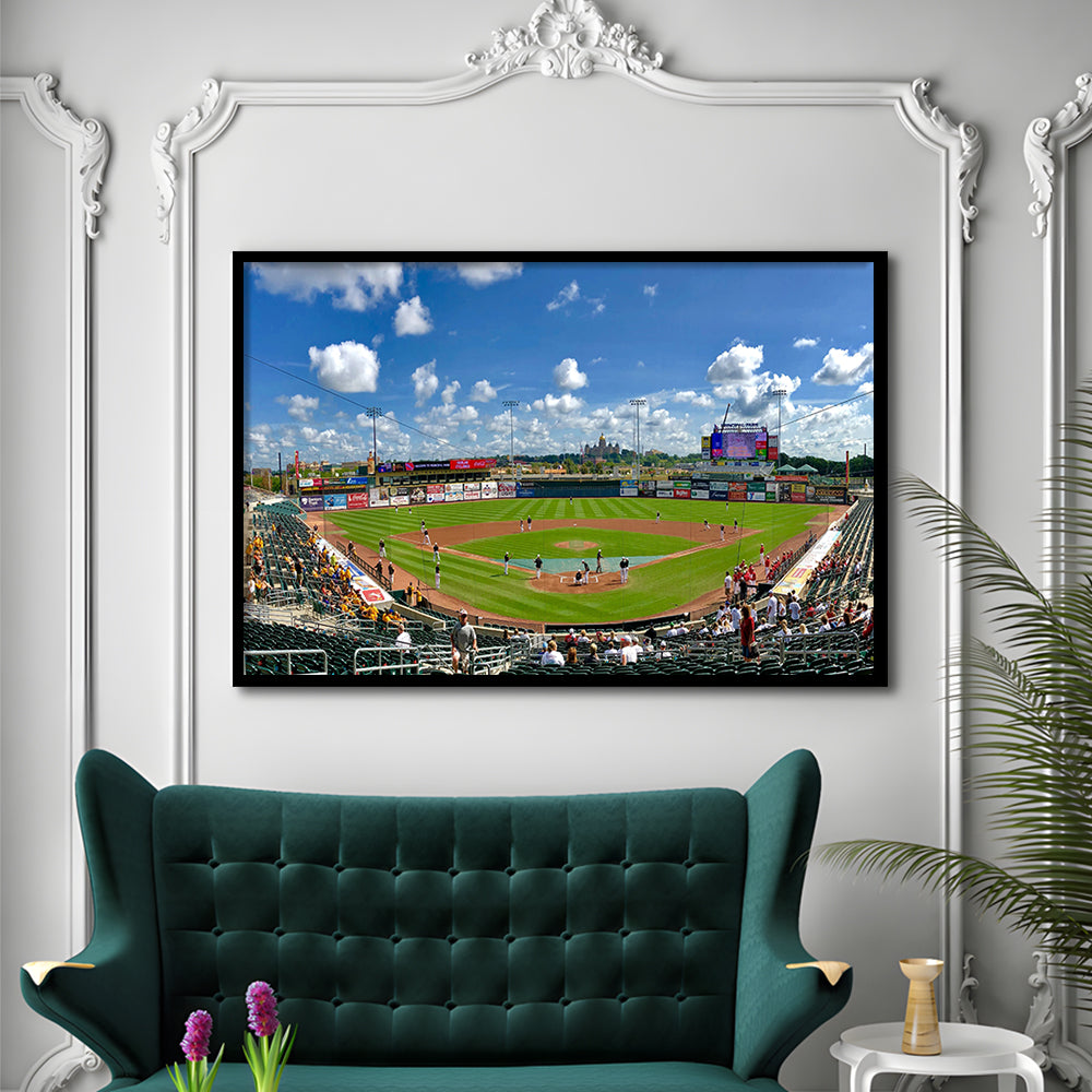 Principal Park, Stadium Canvas, Sport Art, Gift for him, Framed Art Print Wall Decor, Picture Framed