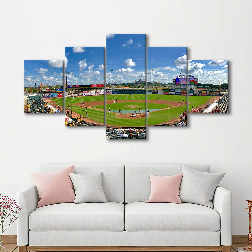 Principal Park, Stadium Canvas, Sport Art, Gift for him, 5 Panel, Large Canvas, Canvas Print Wall Art