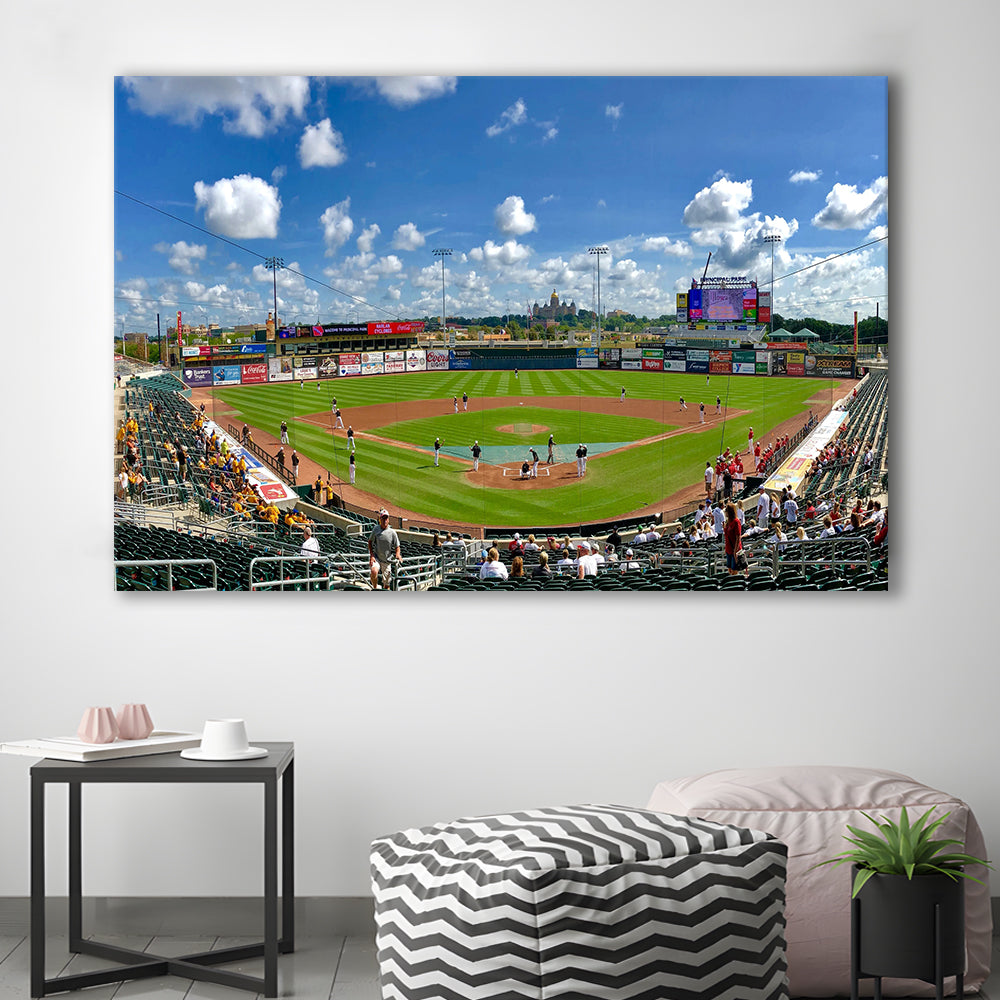 Principal Park, Stadium Canvas, Sport Art, Gift for him, Man Cave Decor, Art Print, Canvas Print Wall Art