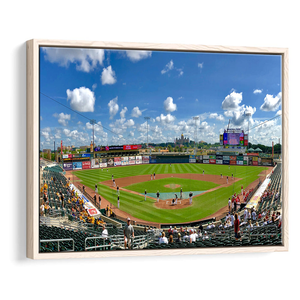 Principal Park, Stadium Canvas, Sport Art, Framed Canvas Print Wall Art, Floating Frame