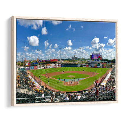 Principal Park, Stadium Canvas, Sport Art, Framed Canvas Print Wall Art, Floating Frame