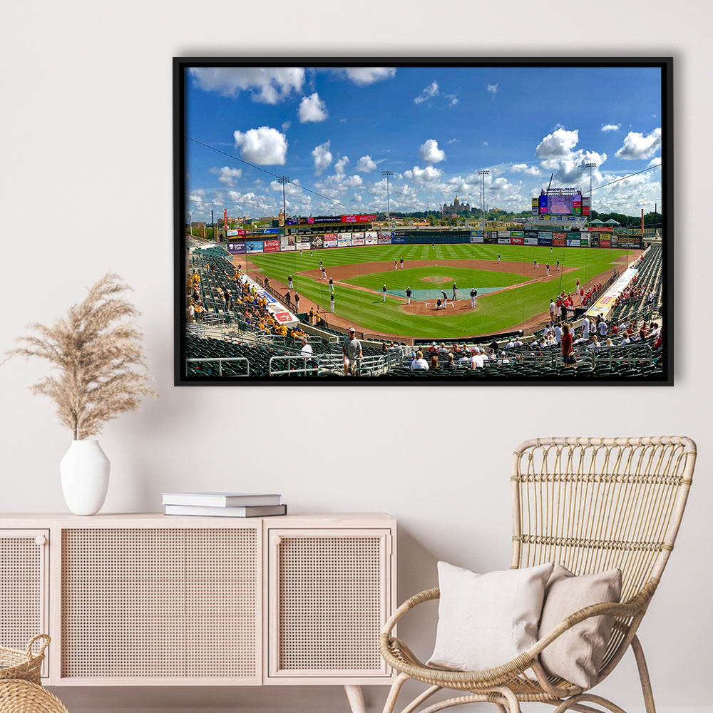 Principal Park, Stadium Canvas, Sport Art, Framed Canvas Print Wall Art, Floating Frame