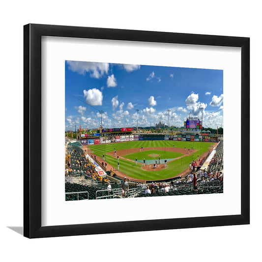 Principal Park, Stadium Canvas, Sport Art, Gift for him, White Border Framed Art Print Wall Decor