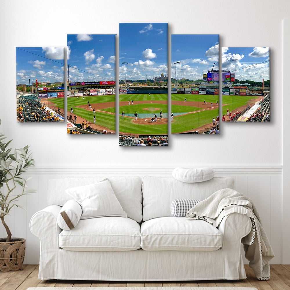 Principal Park, Stadium Canvas, Sport Art, Gift for him, 5 Panel, Large Canvas, Canvas Print Wall Art