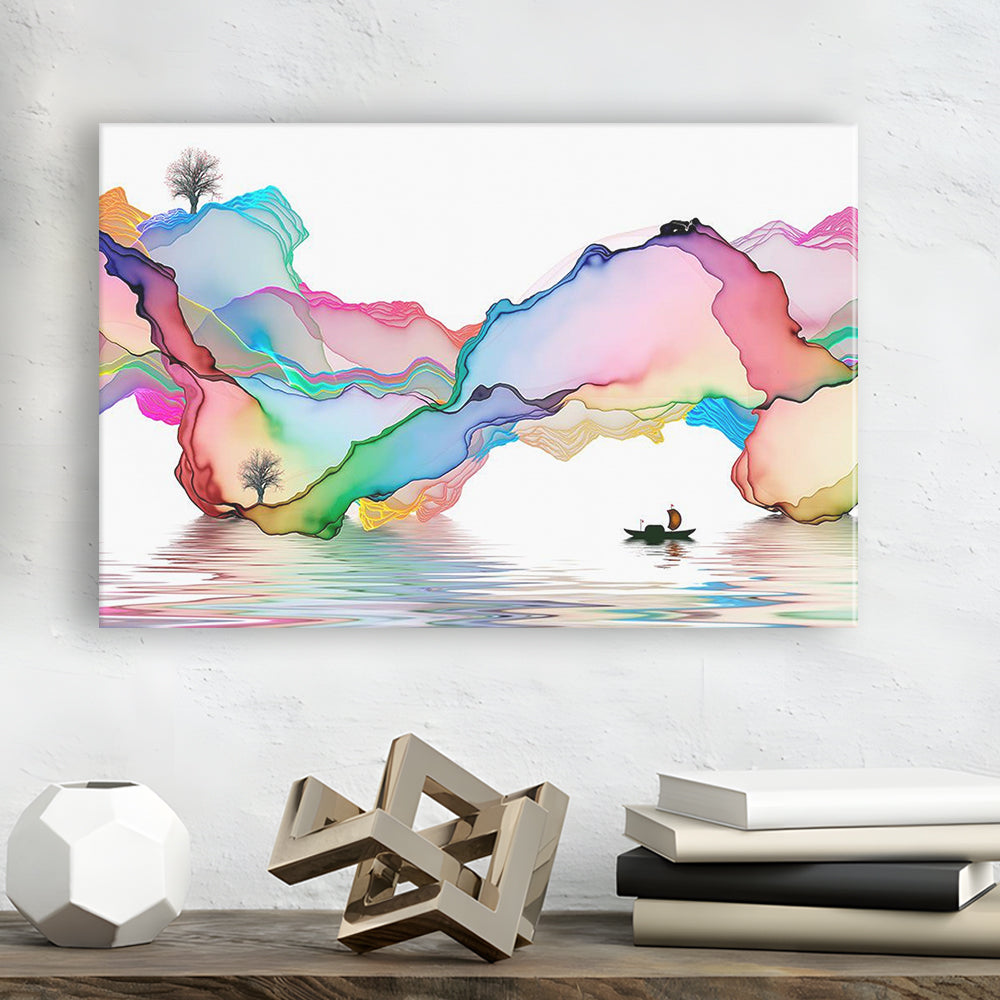Printed Abstract Art Over the Bed,Decorative Background Decor for Home,Art Decor for Walls, Cavas Print Wall Art Hom Decor