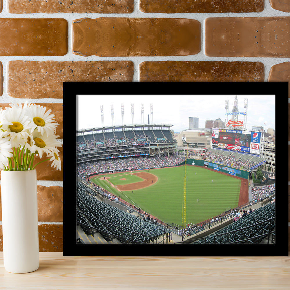 Progressive Field, Stadium Canvas, Sport Art, Gift for him, Framed Art Print Wall Decor, Picture Framed