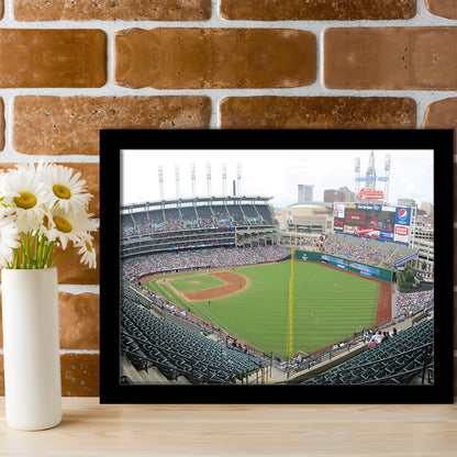 Progressive Field, Stadium Canvas, Sport Art, Gift for him, Framed Art Print Wall Decor, Picture Framed