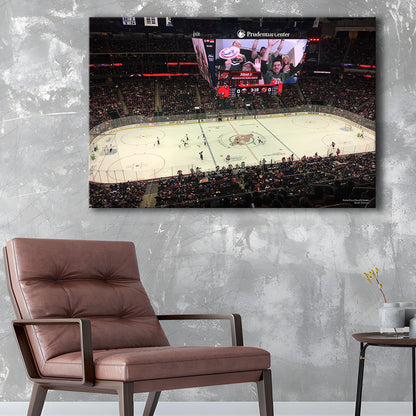 Prudential Center, Stadium Canvas, Sport Art, Gift for him, Man Cave Decor, Art Print, Canvas Print Wall Art