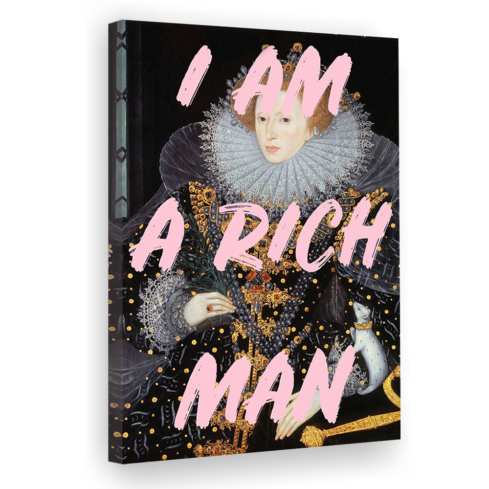 Queen Elizabeth I Rich Man Printed, Canvas Art Print Decor, Painting Art, Canvas Prints Wall Art