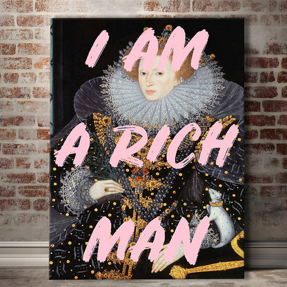 Queen Elizabeth I Rich Man Printed, Canvas Art Print Decor, Painting Art, Canvas Prints Wall Art