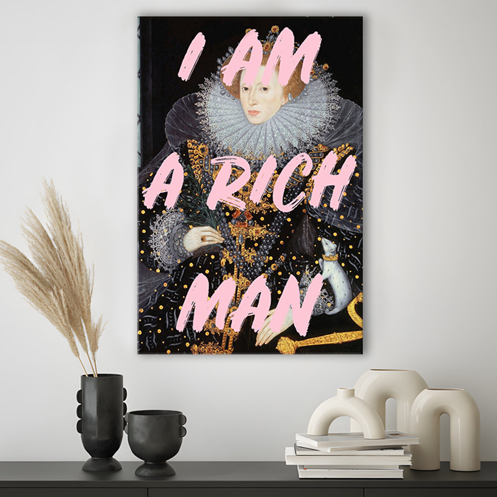 Queen Elizabeth I Rich Man Printed, Canvas Art Print Decor, Painting Art, Canvas Prints Wall Art