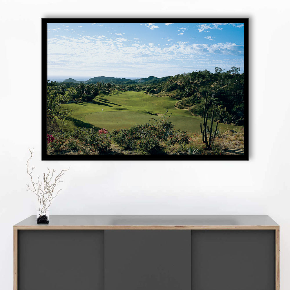 Querencia CC Golf Courses At Los Cabos, Mexico, Framed Art Print Wall Decor, Picture Framed