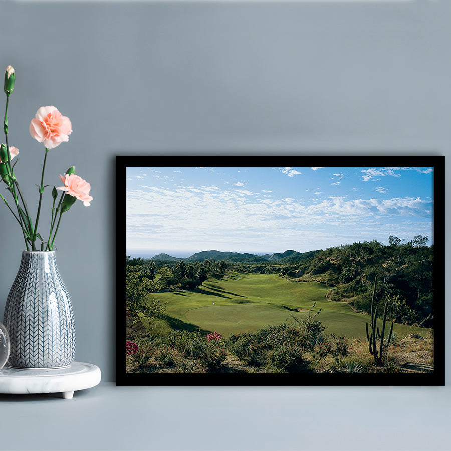 Querencia CC Golf Courses At Los Cabos, Mexico, Framed Art Print Wall Decor, Picture Framed