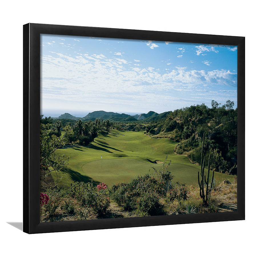 Querencia CC Golf Courses At Los Cabos, Mexico, Framed Art Print Wall Decor, Picture Framed