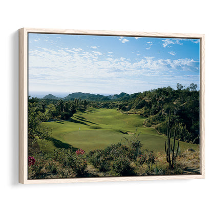 Querencia CC Golf Courses At Los Cabos, Mexico, Floating Framed Canvas Print Wall Art