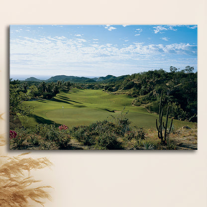 Querencia CC Golf Courses At Los Cabos, Mexico, Golf Art Print,Gifts Golf Lover