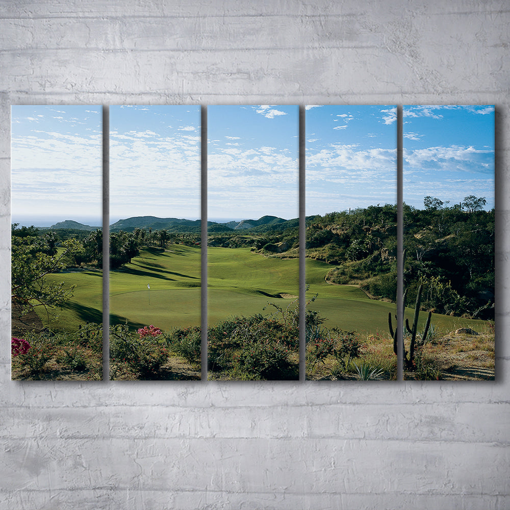 Querencia CC Golf Courses At Los Cabos, Mexico, Golf Art Print, Extra Large Canvas Print Wall Art