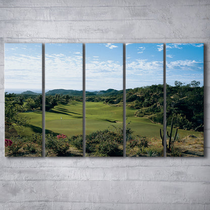 Querencia CC Golf Courses At Los Cabos, Mexico, Golf Art Print, Extra Large Canvas Print Wall Art