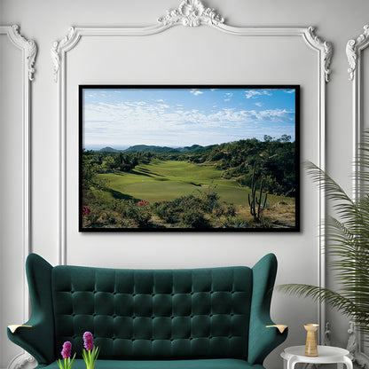 Querencia CC Golf Courses At Los Cabos, Mexico, Framed Art Print Wall Decor, Picture Framed