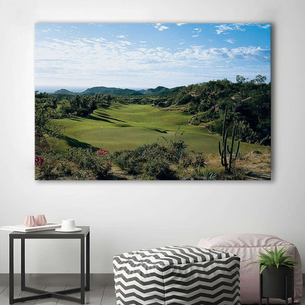 Querencia CC Golf Courses At Los Cabos, Mexico, Golf Art Print,Gifts Golf Lover