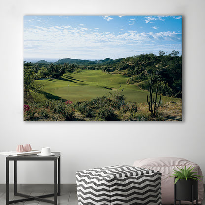 Querencia CC Golf Courses At Los Cabos, Mexico, Golf Art Print,Gifts Golf Lover
