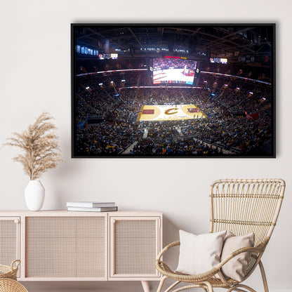 Quicken Loans Arena Cleveland, Stadium Canvas, Sport Art, Framed Canvas Print Wall Art, Floating Frame