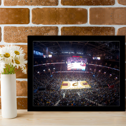 Quicken Loans Arena Cleveland, Stadium Canvas, Sport Art, Gift for him, Framed Art Print Wall Decor, Picture Framed