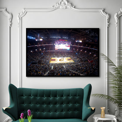 Quicken Loans Arena Cleveland, Stadium Canvas, Sport Art, Gift for him, Framed Art Print Wall Decor, Picture Framed