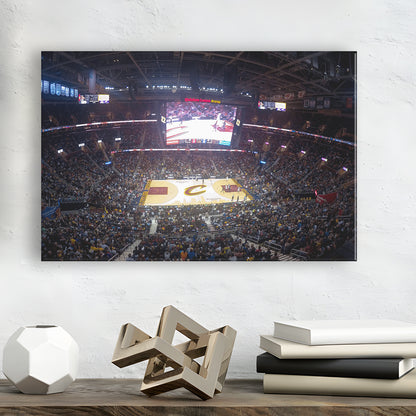 Quicken Loans Arena Cleveland, Stadium Canvas, Sport Art, Gift for him, Man Cave Decor, Art Print, Canvas Print Wall Art