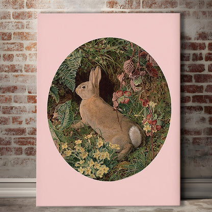Rabbit Wall Art,Pring Decor,Pring Wall Prints, Canvas Art Print Decor, Painting Art, Canvas Prints Wall Art