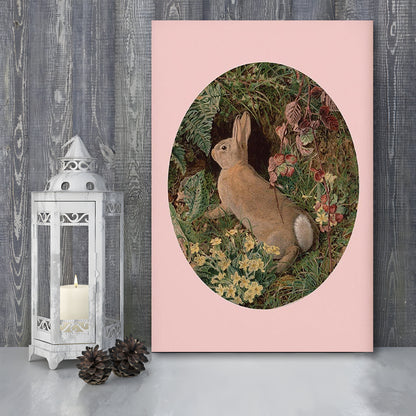 Rabbit Wall Art,Pring Decor,Pring Wall Prints, Canvas Art Print Decor, Painting Art, Canvas Prints Wall Art