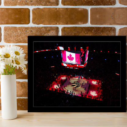 Raptors in Canada, Stadium Canvas, Sport Art, Gift for him, Framed Art Print Wall Decor, Picture Framed