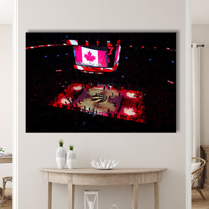 Raptors in Canada, Stadium Canvas, Sport Art, Gift for him, Man Cave Decor, Art Print, Canvas Print Wall Art