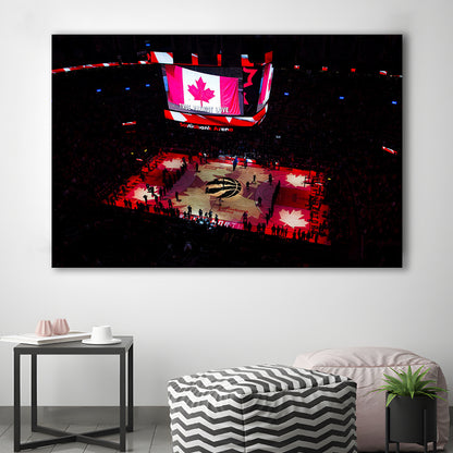 Raptors in Canada, Stadium Canvas, Sport Art, Gift for him, Man Cave Decor, Art Print, Canvas Print Wall Art