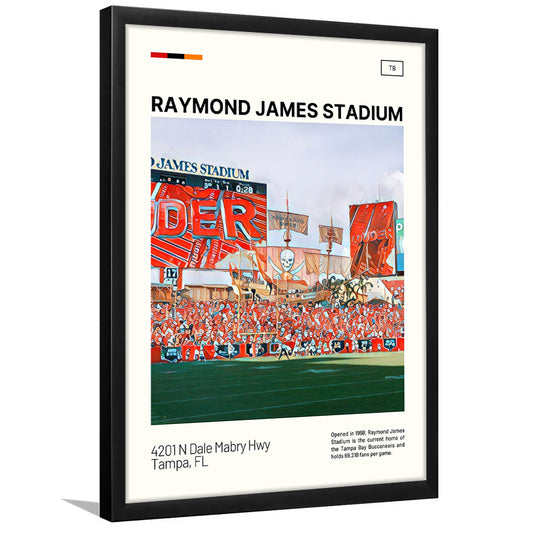 Raymond James Stadium Print, Tampa Bay Buccaneers Stadium Art, Gifts for him, Sport Art, Framed Art Print Wall Decor