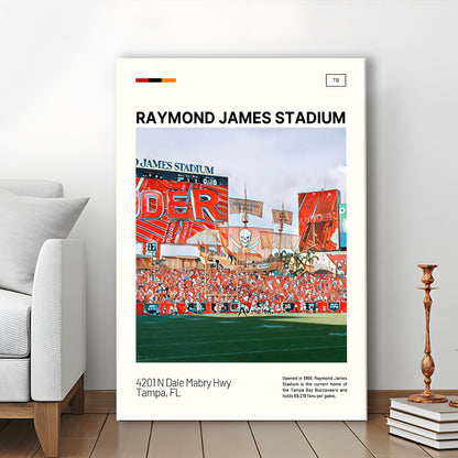 Raymond James Stadium Print, Tampa Bay Buccaneers Stadium Canvas Art, Fan Gifts, Sport Art, Canvas Print Wall Art