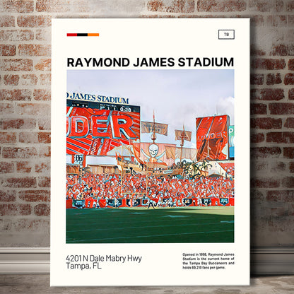 Raymond James Stadium Print, Tampa Bay Buccaneers Stadium Canvas Art, Fan Gifts, Sport Art, Canvas Print Wall Art