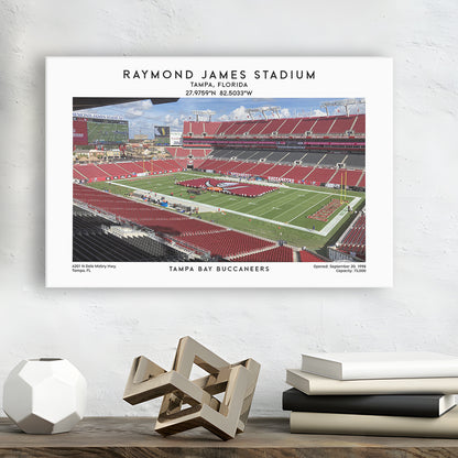 Raymond James Stadium Print, Home Of Tampa Bay Buccaneers, Football Wall Art, Canvas Print Wall Art, Man Cave Gift